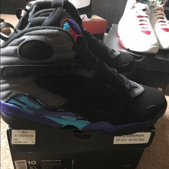 Jordan aqua 8 (SOLD) - Picture 2 of 4